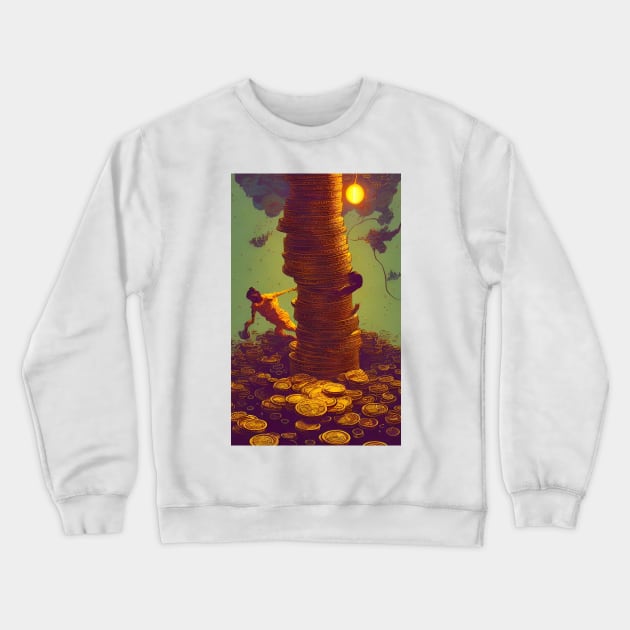 Golden Dreams Crewneck Sweatshirt by BryanWhipple